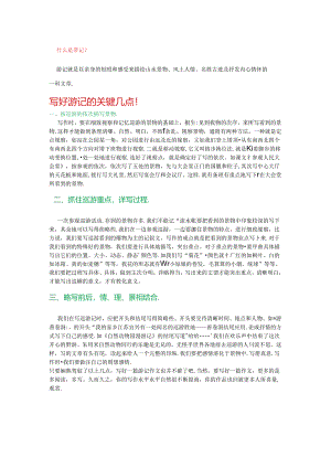 什么是游记.docx