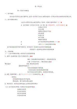 XXXX会计基础精华(安徽).docx