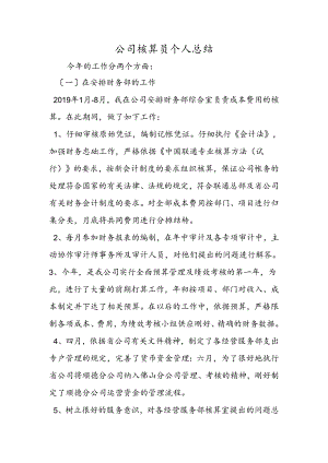 公司核算员个人总结.docx