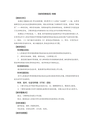 《身体的联络员》教案.docx
