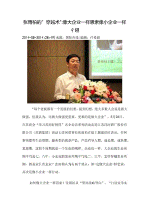 像大企业一样思考 像小企业一样行动.docx