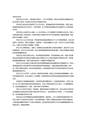 党员互评总结.docx