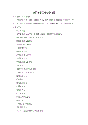 公司年度工作计划3篇.docx