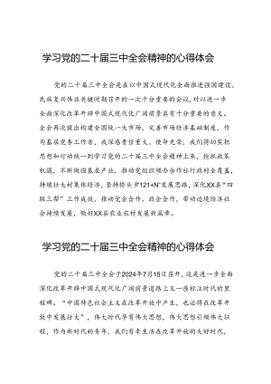 学习党的二十届三中全会精神心得体会二十六篇.docx