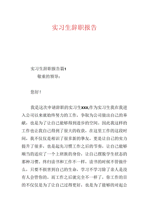 实习生辞职报告.docx