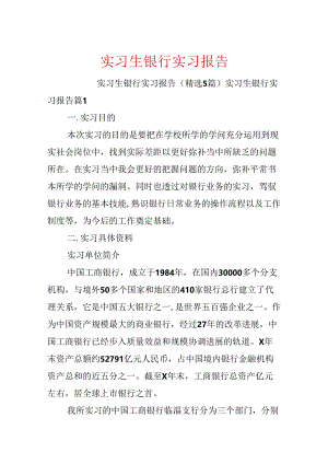 实习生银行实习报告.docx
