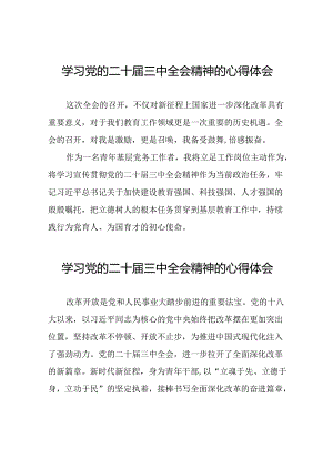 深入学习贯彻党的二十届三中全会精神的心得感悟39篇.docx