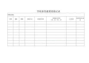 学校食堂蔬菜浸泡记录.docx