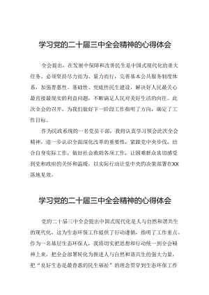 深入学习贯彻2024年党的二十届三中全会精神的心得感悟33篇.docx