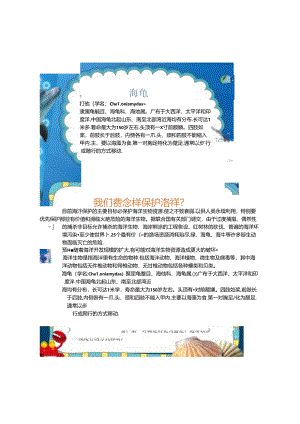 手抄报小报海洋总动员.docx
