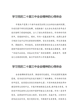 党员学习党的二十届三中全会精神的心得体会范本五十篇.docx