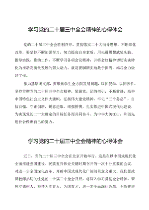 学习领会党的二十届三中全会精神心得体会31篇.docx
