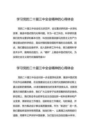 (范文30篇)学习二十届三中全会精神的心得体会.docx