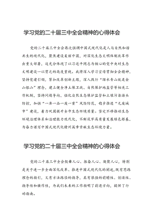 2024年党的二十届三中全会精神学习体会简要版28篇.docx