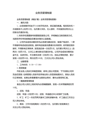 业务员管理制度.docx