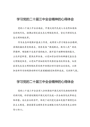 党的二十届三中全会精神的学习心得体会汇编42篇.docx