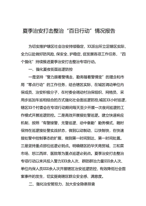 派出所持续推进2024年夏季治安打击整治专项行动工作汇报(十五篇).docx