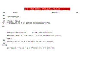 2024新教科版一年级上册第二单元《我们自己》第1课我们的身体教学设计及反思.docx