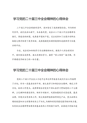 学习党的二十届三中全会的心得体会十四篇.docx