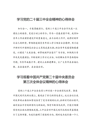 二十届三中全会精神的学习感悟精品合集42篇.docx
