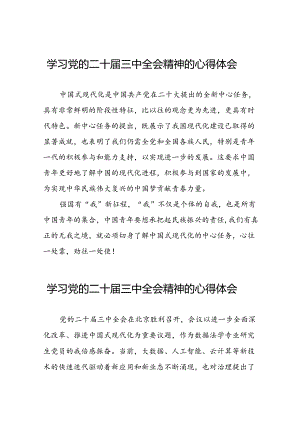 党员干部二十届三中全会精神学习体会例文五十篇.docx