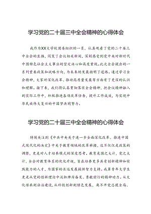教师党员关于二十届三中全会精神心得感悟33篇.docx