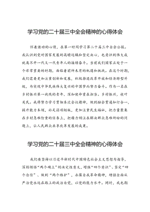 学习二十届三中全会精神心得体会发言稿二十六篇.docx