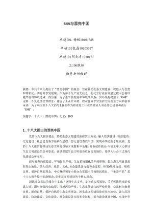 化工与EHS美丽中国.docx