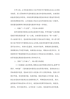 党委关于2024年上半年抓基层党建工作情况的总结.docx