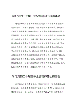 十五篇学习观看二十届三中全会会议精神的心得体会.docx