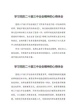 党员学习党的二十届三中全会精神的心得体会范文33篇.docx