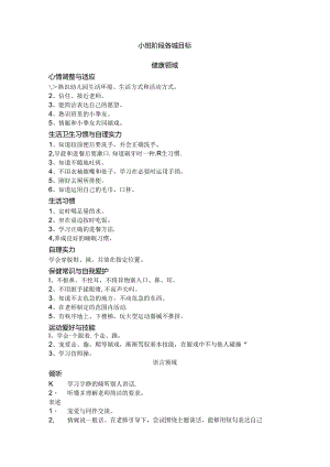 小班阶段领域目标主题重点.docx