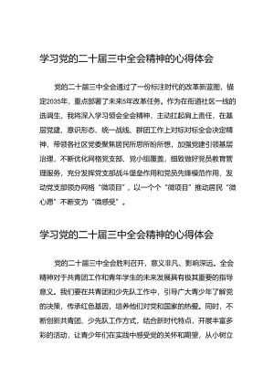 2024年党的二十届三中全会精神学习感悟简短发言28篇.docx