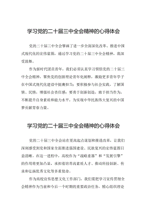 学习贯彻二十届三中全会精神的心得体会精选范文33篇.docx