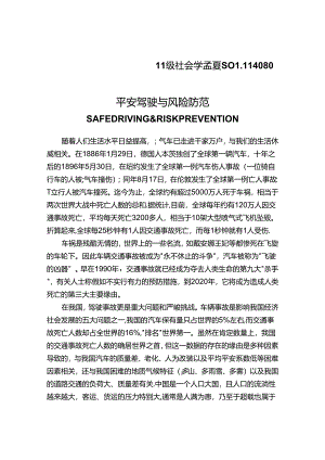 安全驾驶与风险防范资料.docx