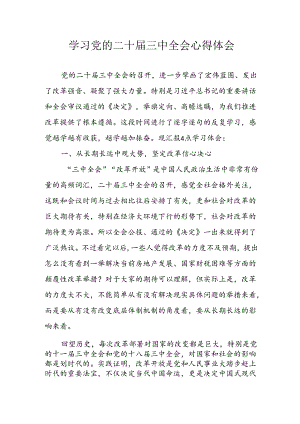 学习2024年学习党的二十届三中全会个人心得感悟 （4份）_100.docx