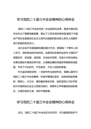 学习贯彻二十届三中全会精神的心得体会精选模板39篇.docx