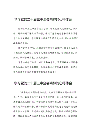 中国共产党第二十届中央委员会第三次全体会议精神心得感悟42篇.docx