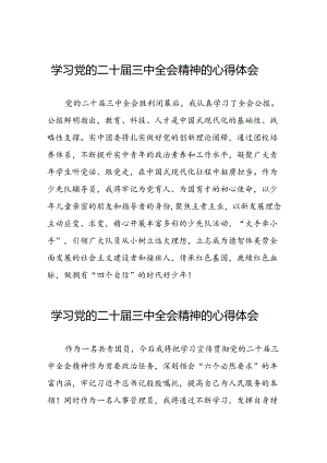 2024年党的二十届三中全会精神学习感悟优秀范文三十篇.docx
