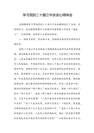 学习2024年学习党的二十届三中全会个人心得感悟 （4份）_56.docx