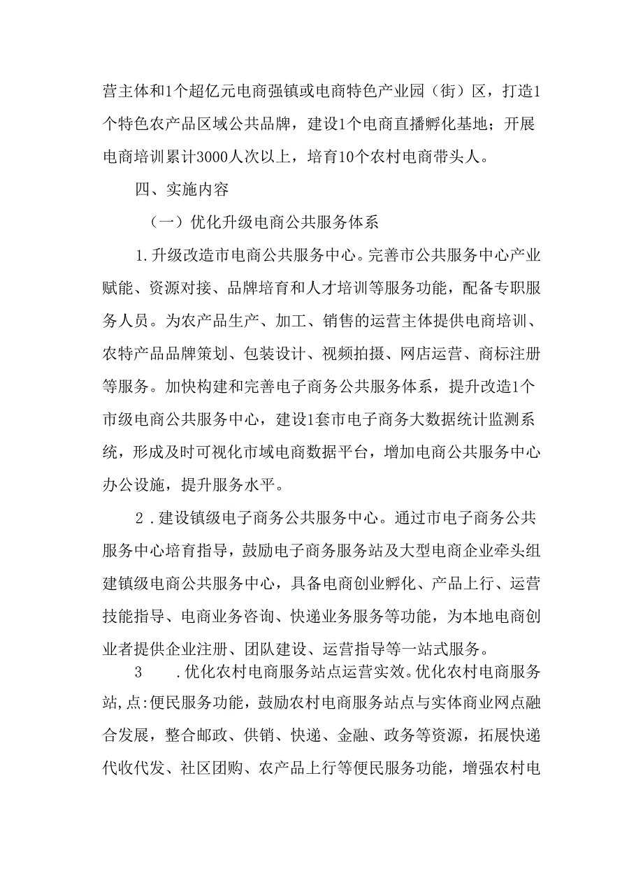 2024年电子商务进农村综合示范项目工作方案.docx_第3页