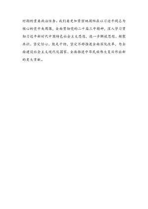 十八篇党委书记学习贯彻党的二十届三中全会精神心得感悟研讨发言.docx