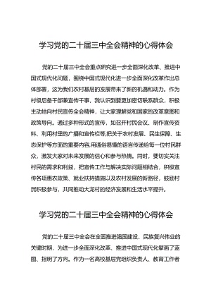 二十届三中全会精神的学习感悟简短发言42篇.docx