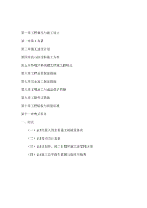 外墙涂料施工组织设计24155.docx