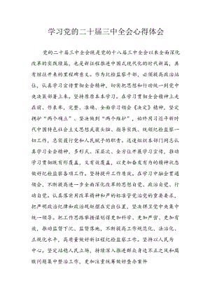学习2024年学习党的二十届三中全会个人心得感悟 （3份）_55.docx