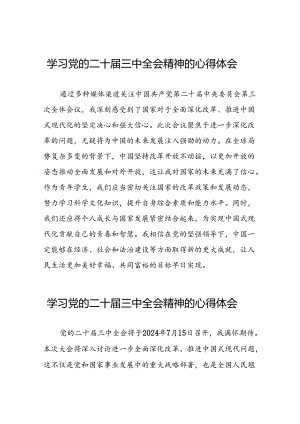 十五篇学习贯彻党的二十届三中全会精神心得体会范文.docx