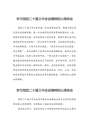 中国共产党第二十届中央委员会第三次全体会议精神的学习心得体会42篇.docx