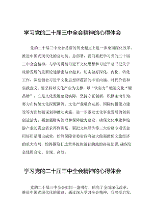 学习贯彻党的二十届三中全会精神的心得感悟简短交流发言稿范本39篇.docx