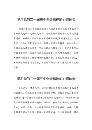 党员学习党的二十届三中全会精神的心得体会模板33篇.docx