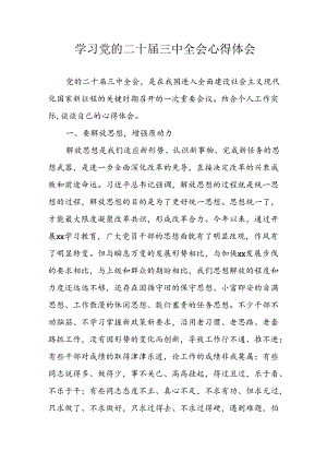 学习2024年学习党的二十届三中全会个人心得感悟 （3份）_70.docx
